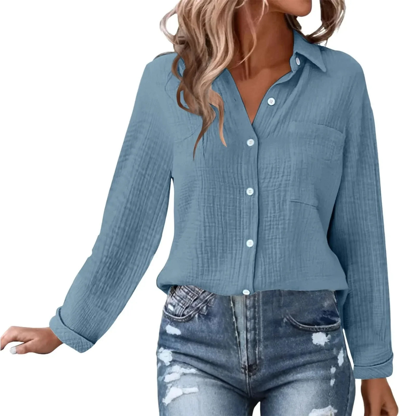 Elara™ – Lockere Herbstbluse