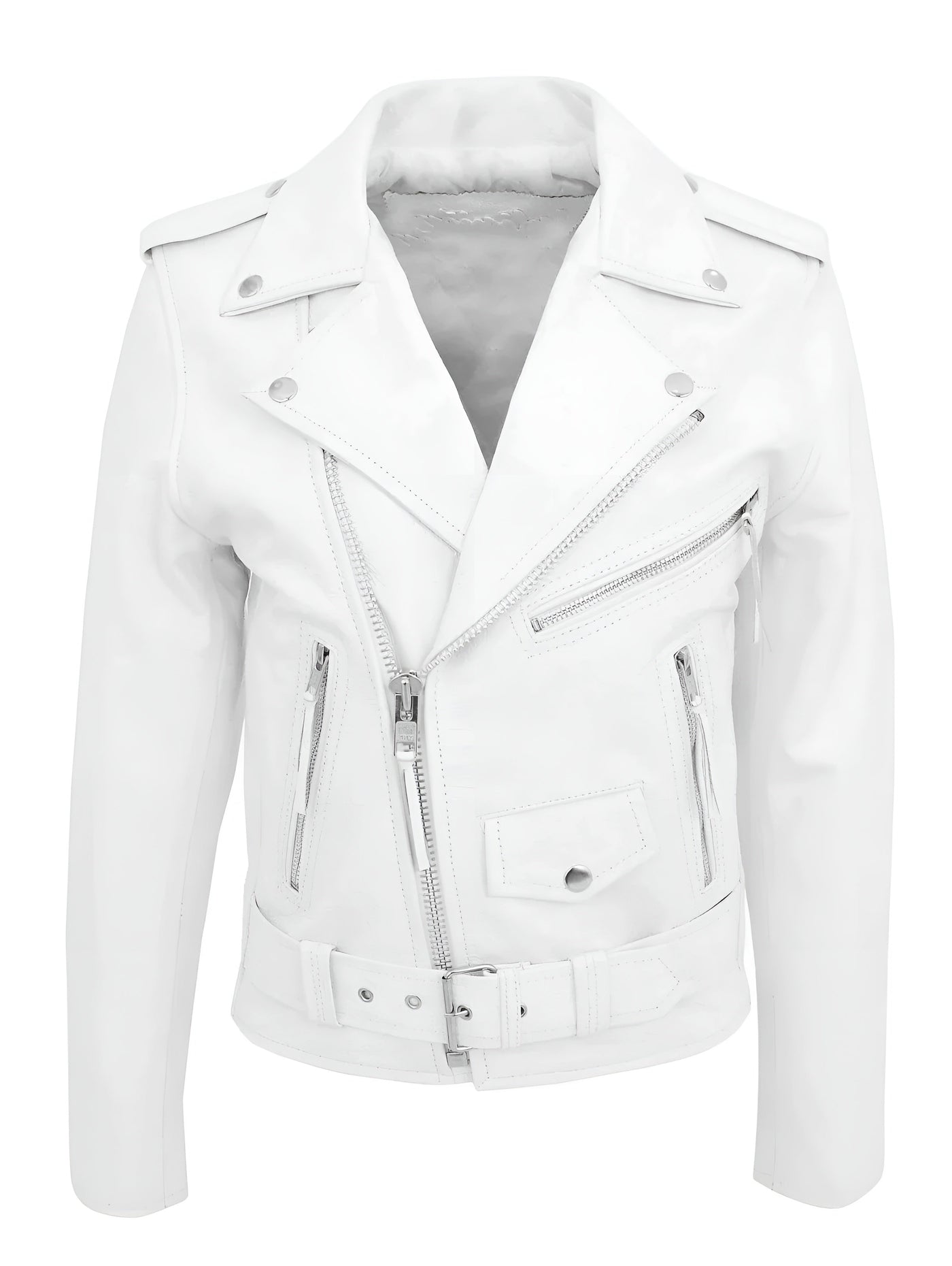 Austin™ | Klassische Biker-Lederjacke