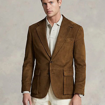 Marc | Lässiger Wildlederblazer, Slim-Fit, Bestseller