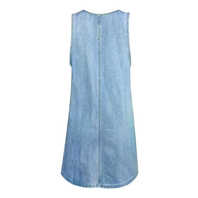 Sofia | Praktische und Leichte Denim Sommerkleid