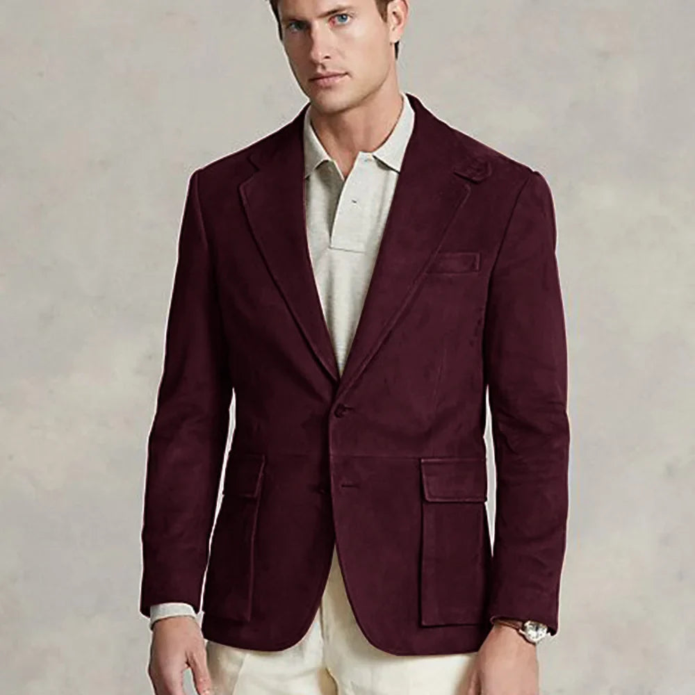 Marc | Lässiger Wildlederblazer, Slim-Fit, Bestseller