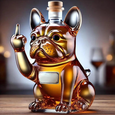 Bulldog | Einzigartiger Whiskey-Dekanter mit Hundemotiv