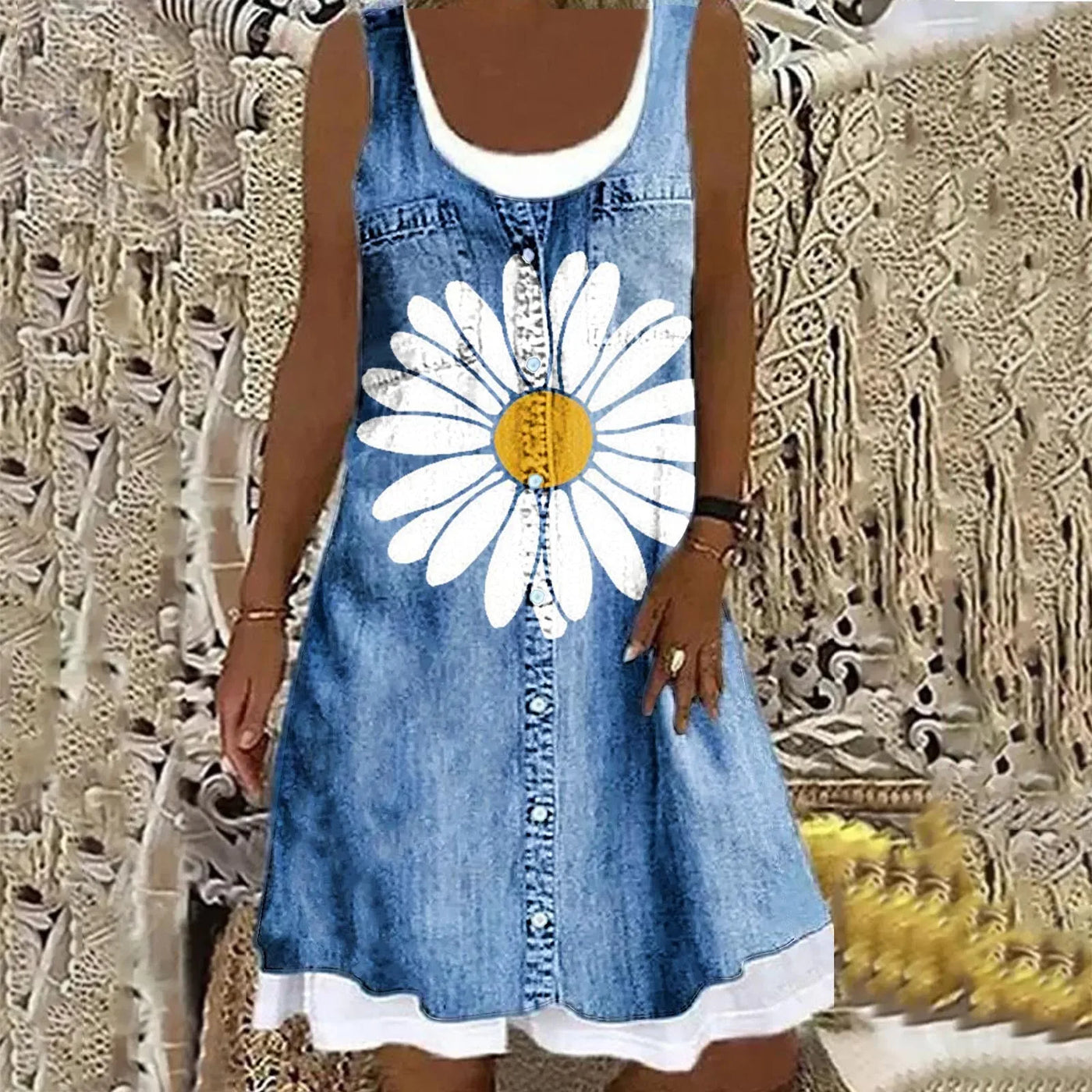 Sofia | Weiches und Elegantes Denimkleid