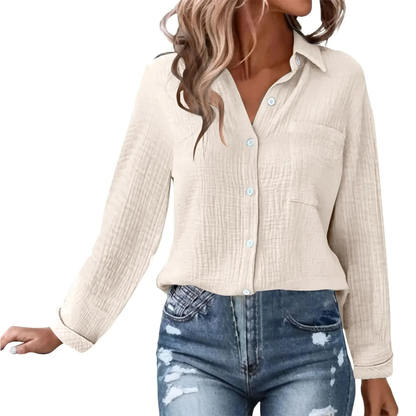 Elara™ – Lockere Herbstbluse