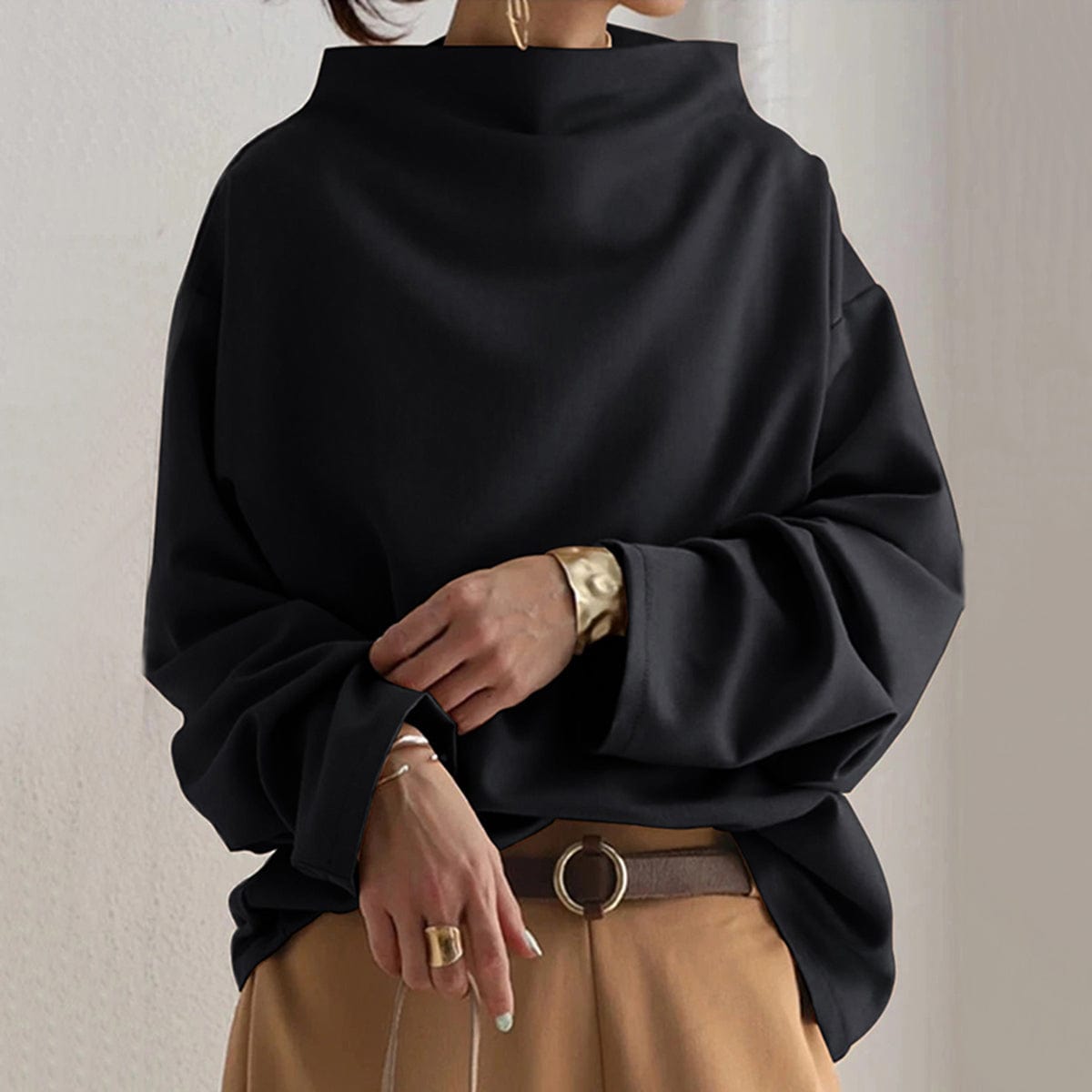 Lisa | Hochgeschlossener Freizeit-Top