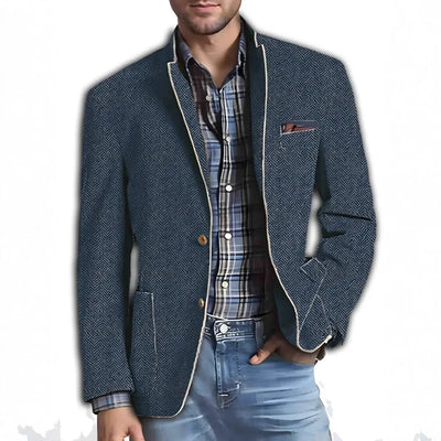 Marc | Elegante Bedruckte Anzugjacke für Herren