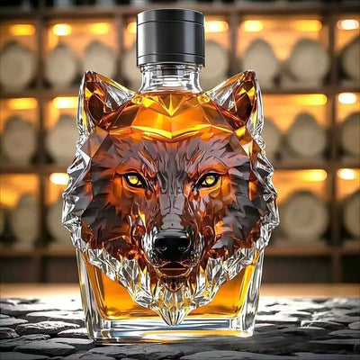 Wolf | Whiskey-Dekanter mit Tiermotiv