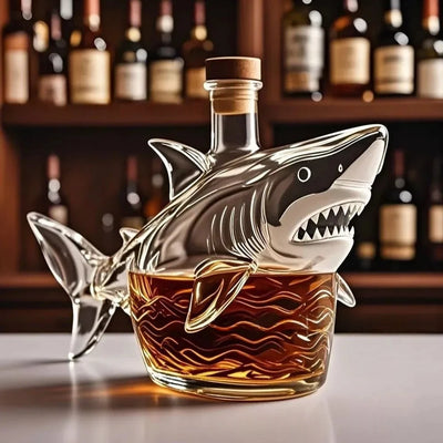 shark | Whiskey-Dekanter mit Tiermotiv