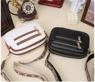 Violett | Finnische Leder Umhängetasche