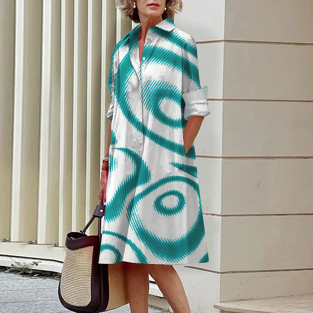 SELINA – Hemdkleid Streifen Casual