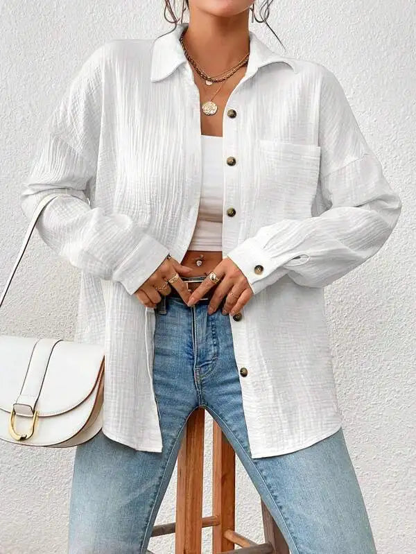 Selma™ – Baumwollbluse Elegant