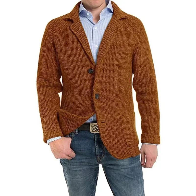 Marcs Lässiger Cardigan für Herren: Komfort und Stil mit Praktischer Tasche