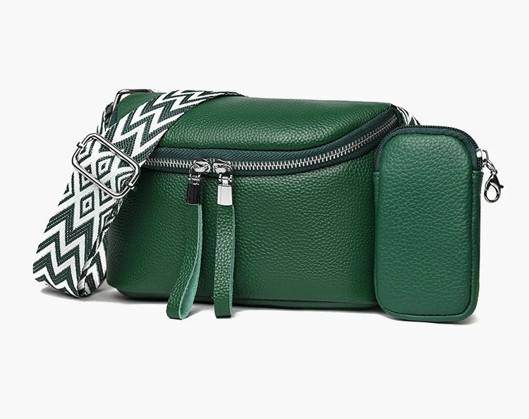 Nina | Fein geschliffene Lederumhängetasche