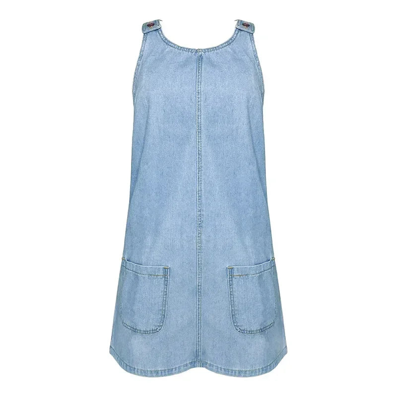 Sofia | Praktische und Leichte Denim Sommerkleid