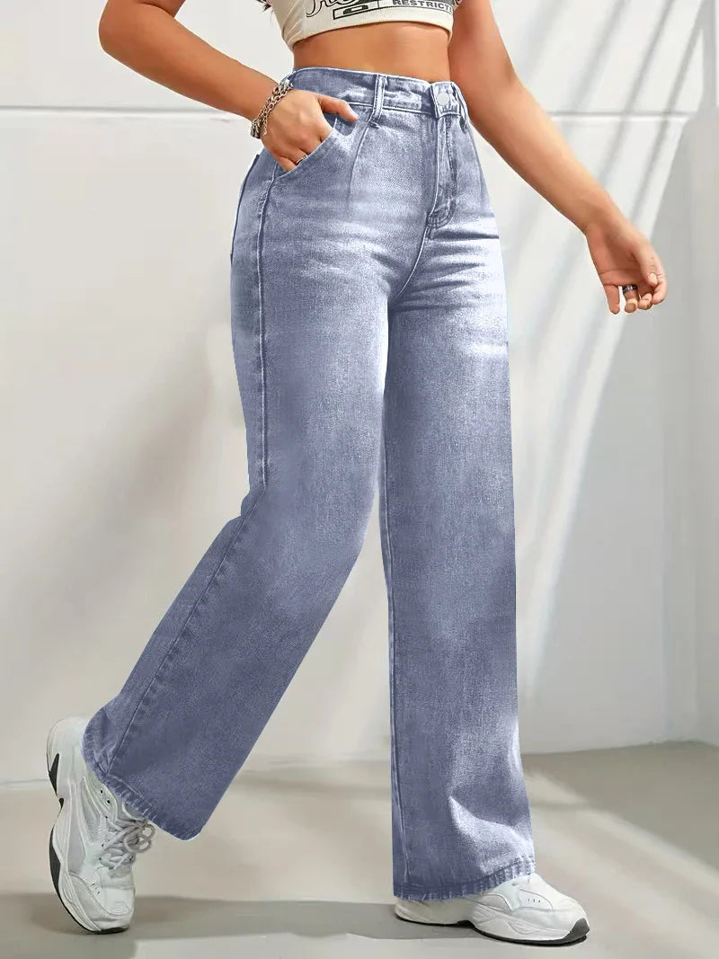 Damen Jeans mit weitem Bein