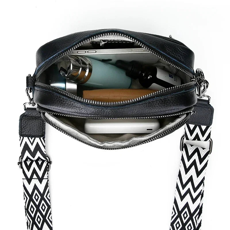 Belle | Raffinierte Leder-Umhängetasche