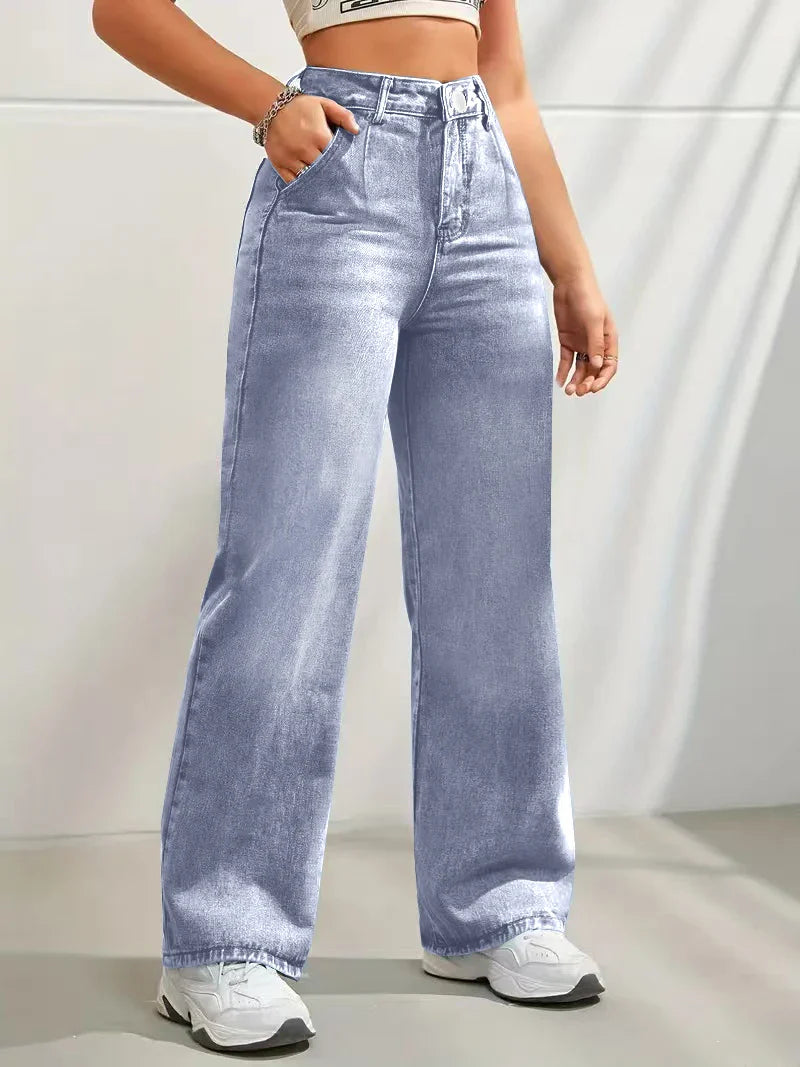 Damen Jeans mit weitem Bein