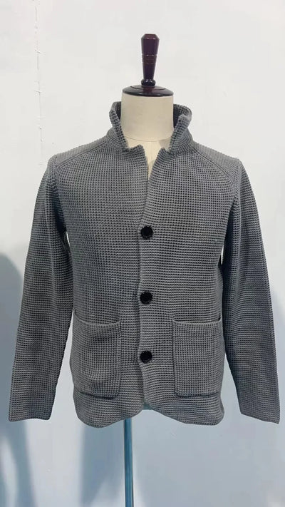 Marcs Lässiger Cardigan für Herren: Komfort und Stil mit Praktischer Tasche