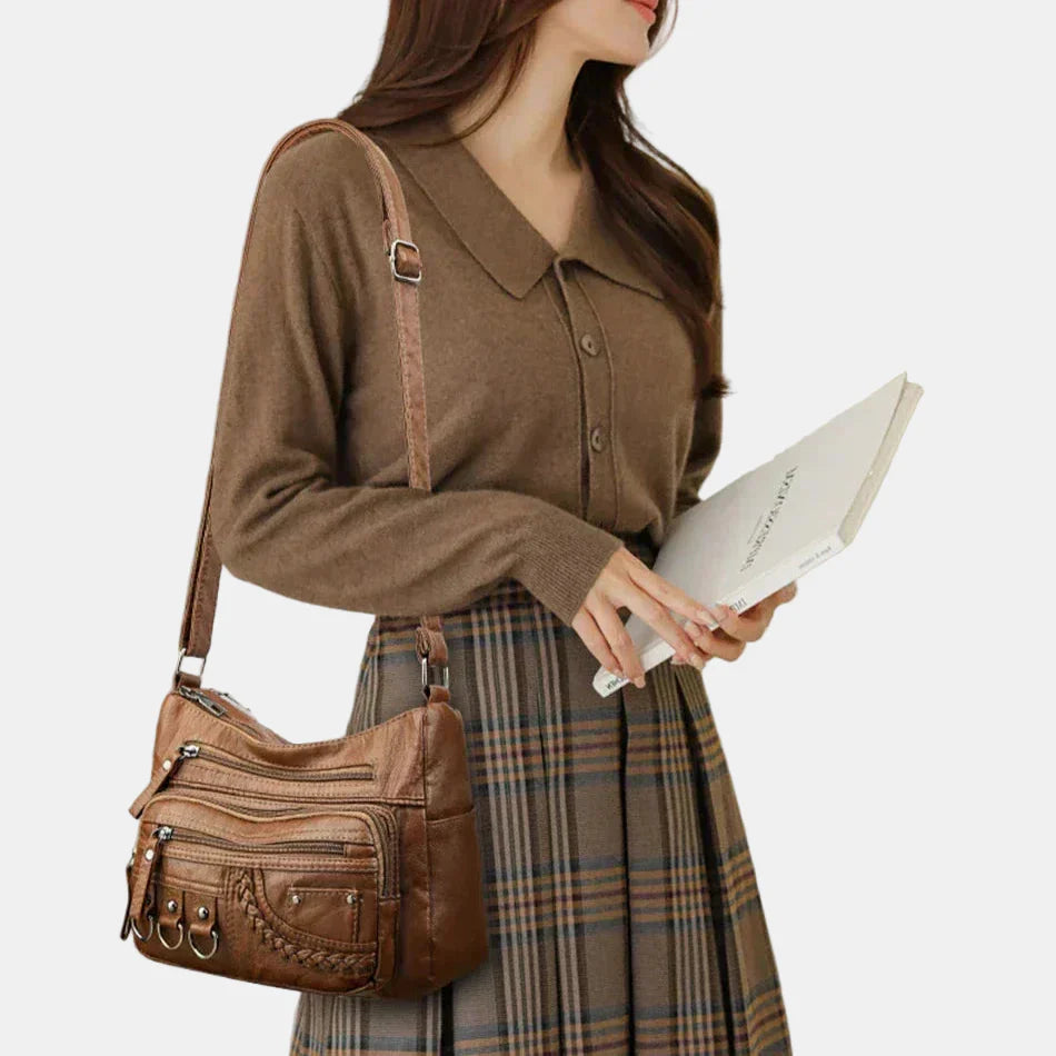 SUZY | STILVOLLE MEHRLAGIGE CROSSBODY-TASCHE