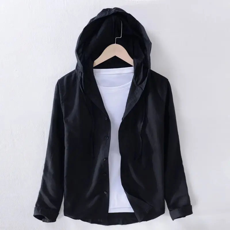 Ren™ – Gestreifte Kapuzenjacke Dünn