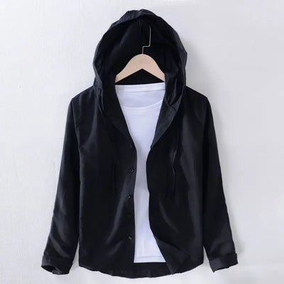 Ren™ – Gestreifte Kapuzenjacke Dünn