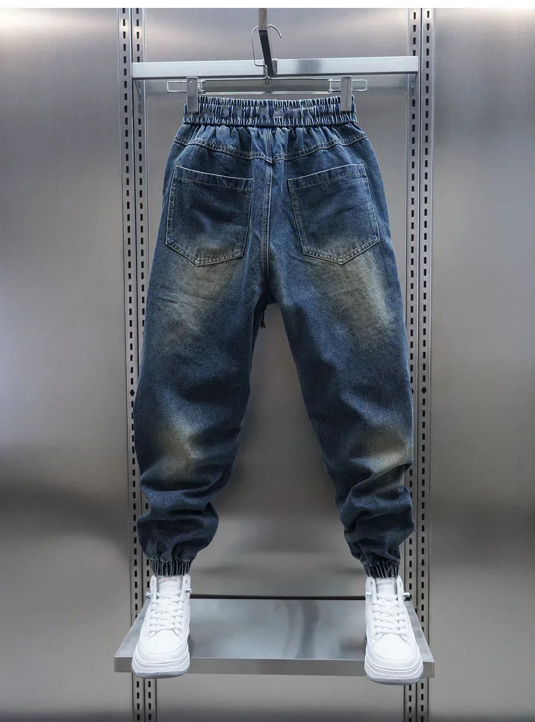 Laurent™ | Baggy-Jeans mit Gürtel