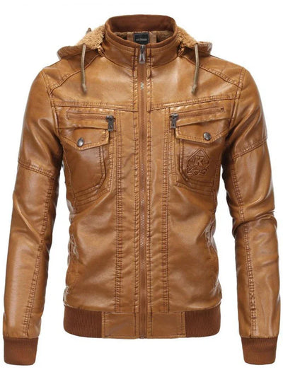 Luxuslederjacke