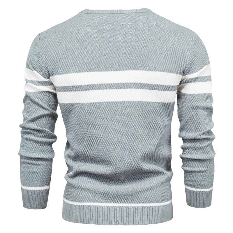 Laluna® | Herrenpullover mit Streifen