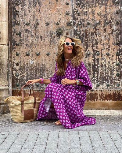 Doris - Boho Maxikleid