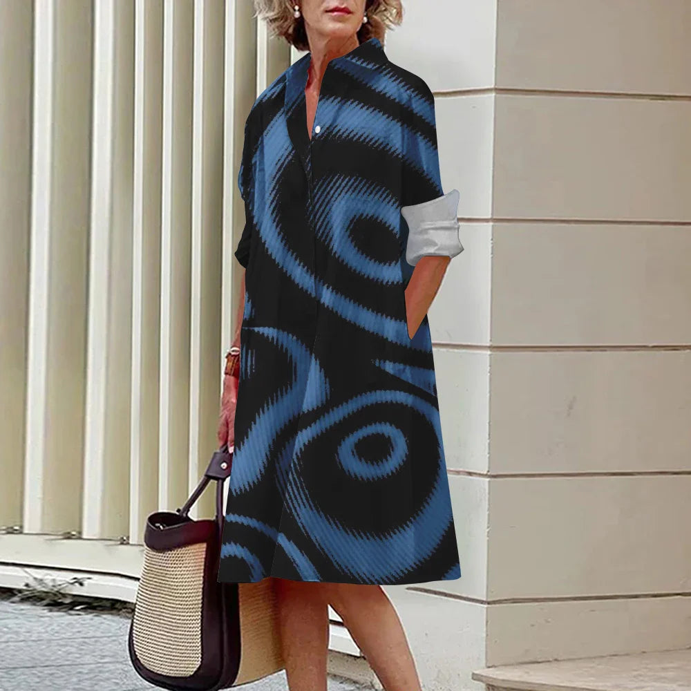 NOEMI – Gestreiftes Hemdkleid Sommer