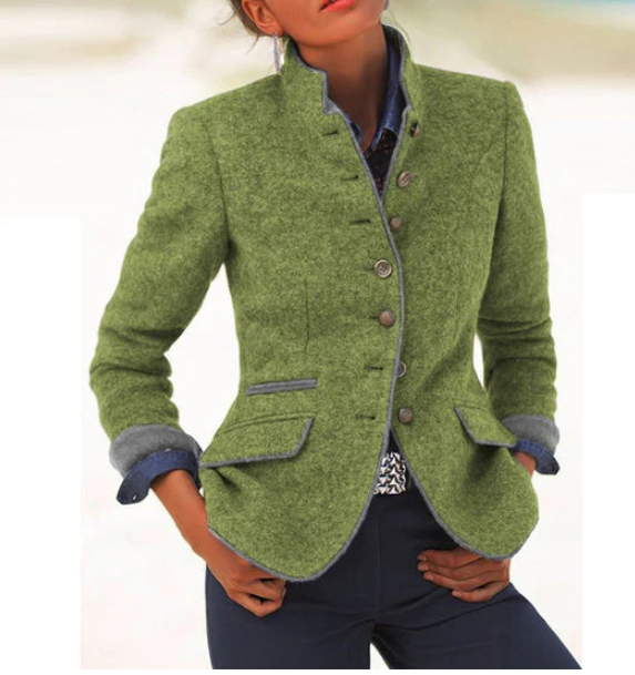 Natasza™ Eleganter Cardigan mit hohem Kragen