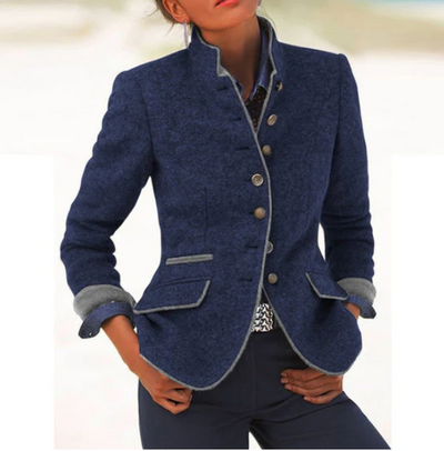 Natasza™ Eleganter Cardigan mit hohem Kragen