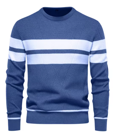 MIRAVO | Eleganter Herrenpullover mit Fischgrätmuster