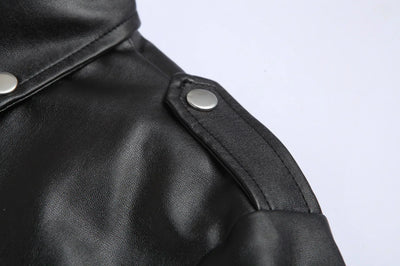 Austin™ | Klassische Biker-Lederjacke