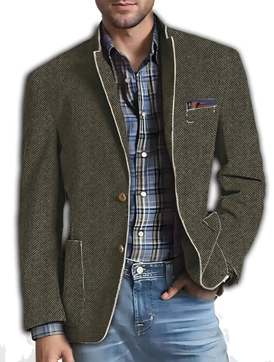 Marc | Elegante Bedruckte Anzugjacke für Herren