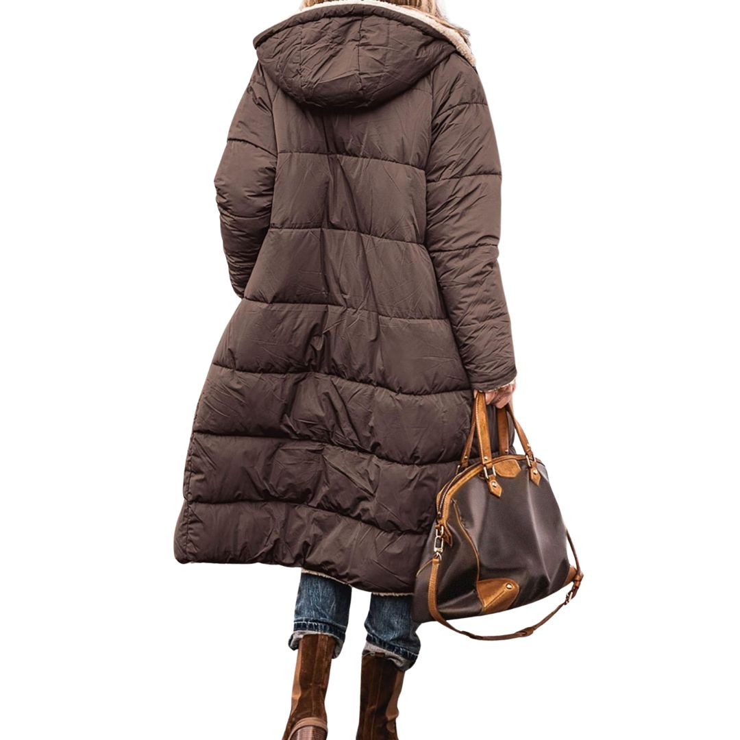 Fairford | Manteau Puffer réversible en laine