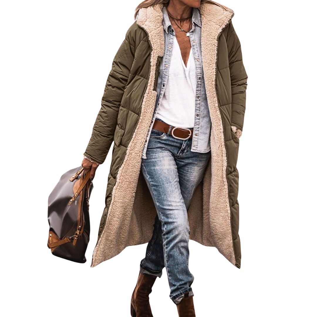 Fairford | Manteau Puffer réversible en laine