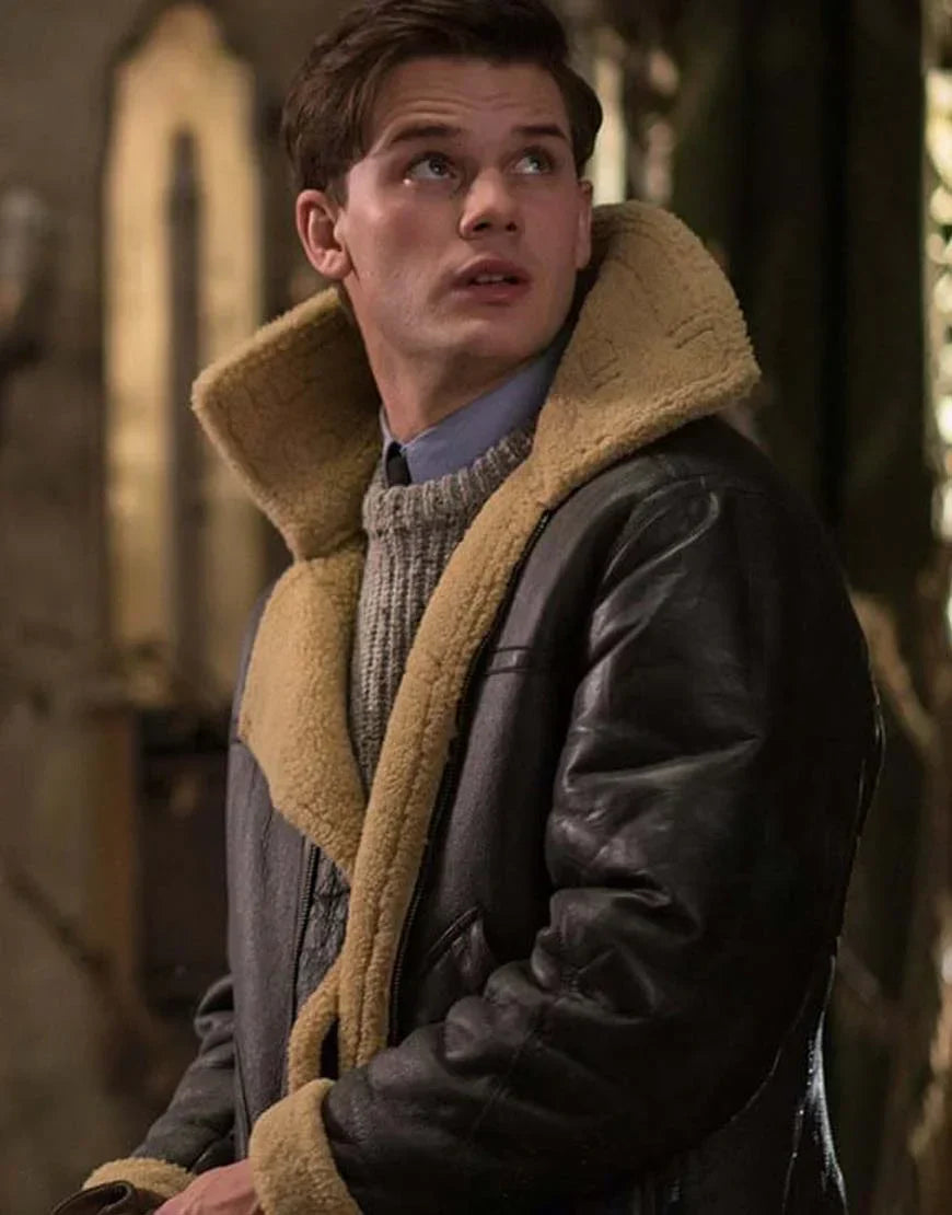 Maverick™ - Shearling-Lederjacke