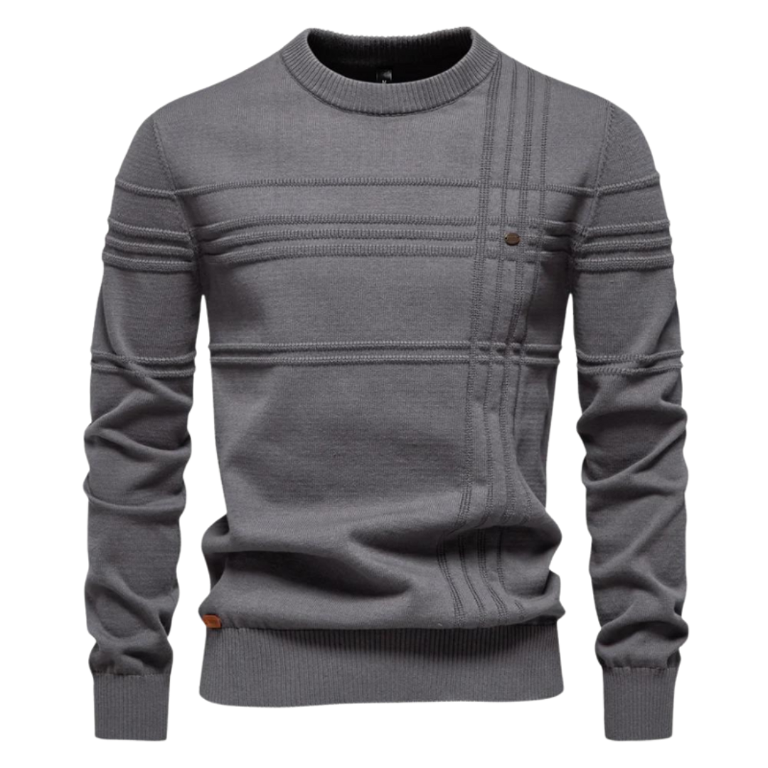 Koelman | Stilvoller Herrenpullover mit Karodesign