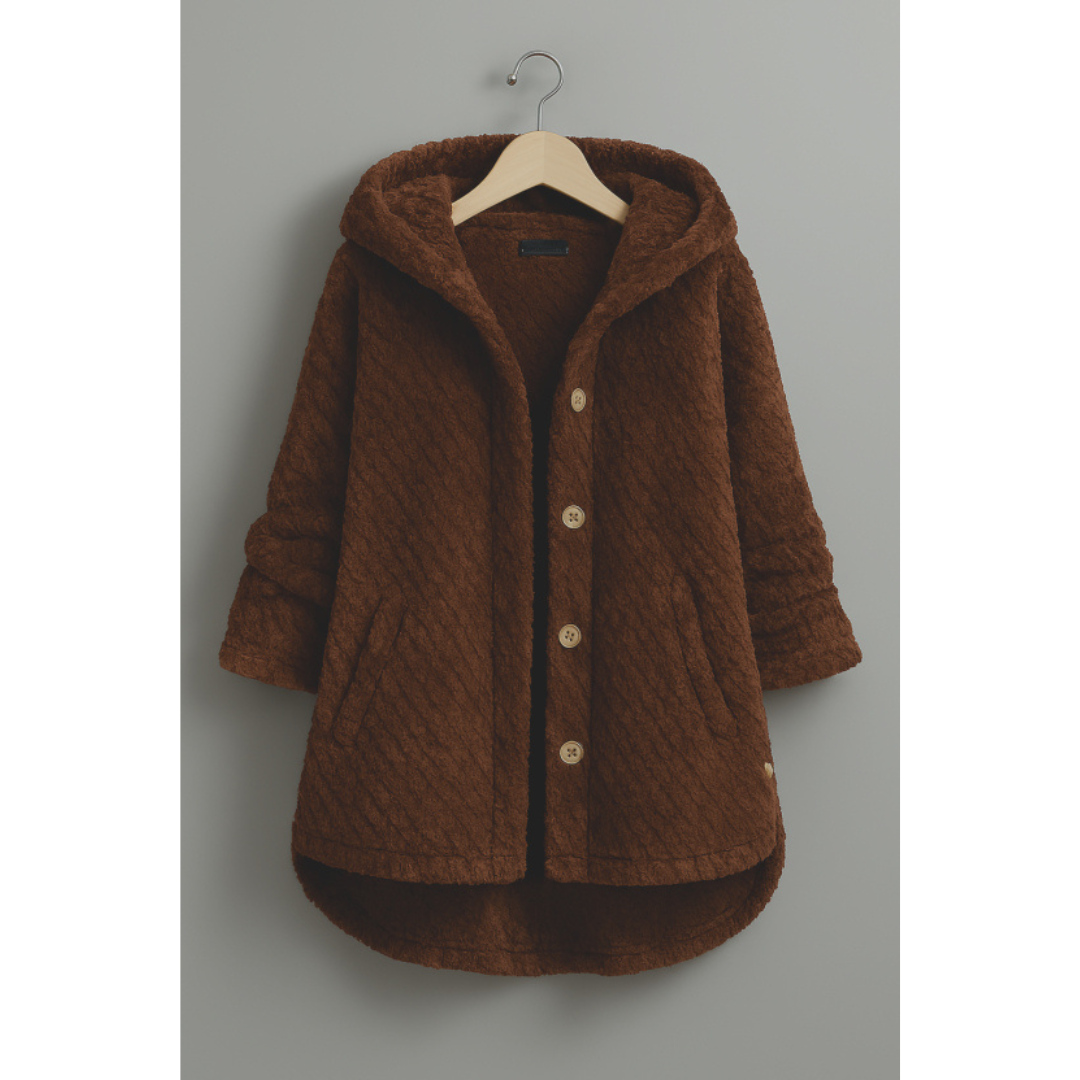 Keira | Button-Down Kapuzenjacke