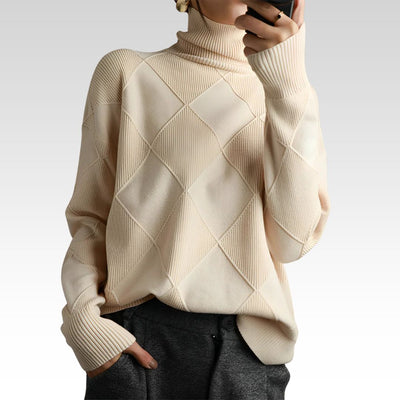 Marcelle | Grobstrick Rollkragenpullover
