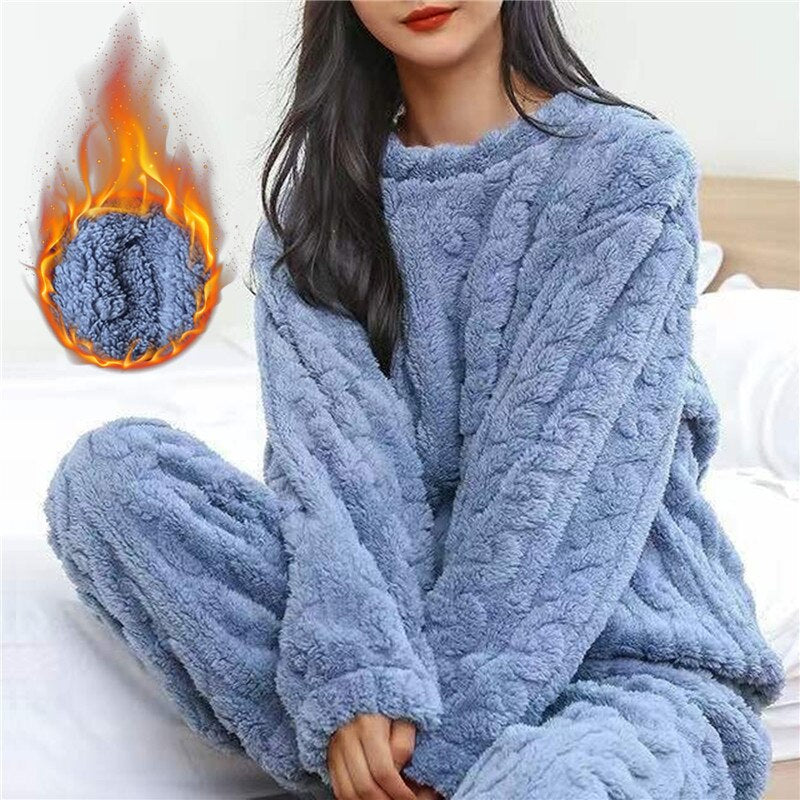 Patricia - Gemütliche Fleece-Pyjamas für Frauen