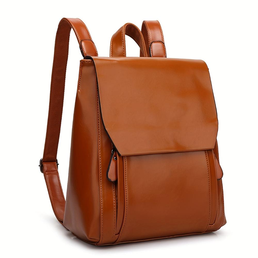 Clara™ | Gepolsterter Leder-Rucksack