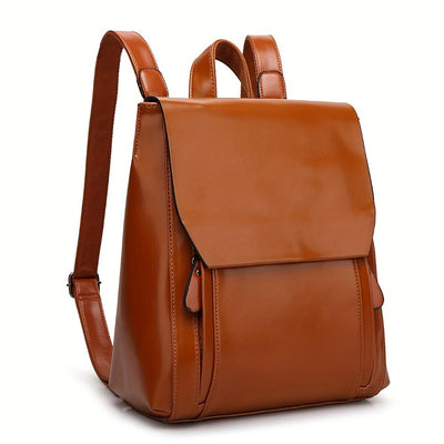 Clara™ | Gepolsterter Leder-Rucksack