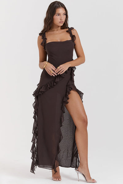 Carmen - Elegantes Rüschenkleid