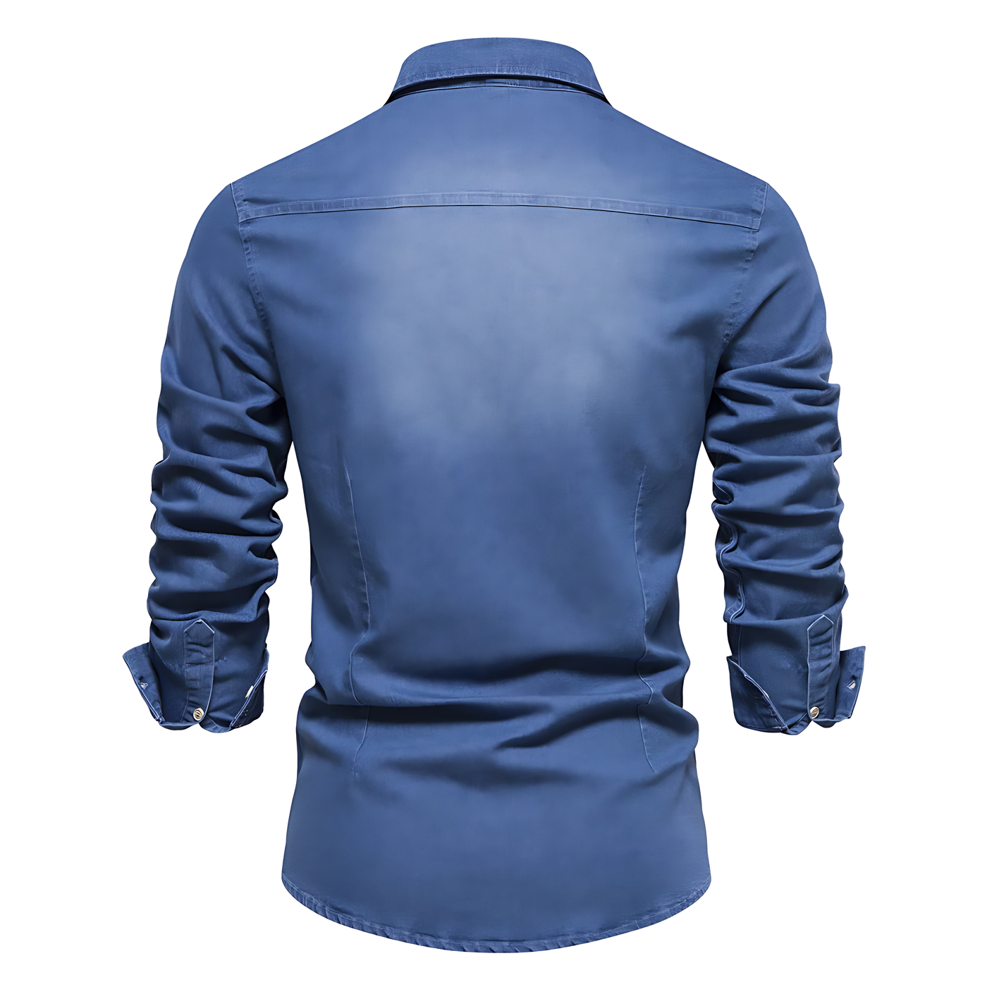 Ruggiero™ - Herren Denim Baumwollhemd