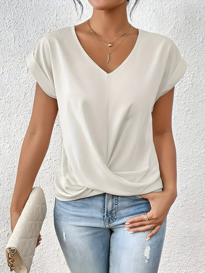 ANA | Elegante Casual-Bluse mit V-Ausschnitt