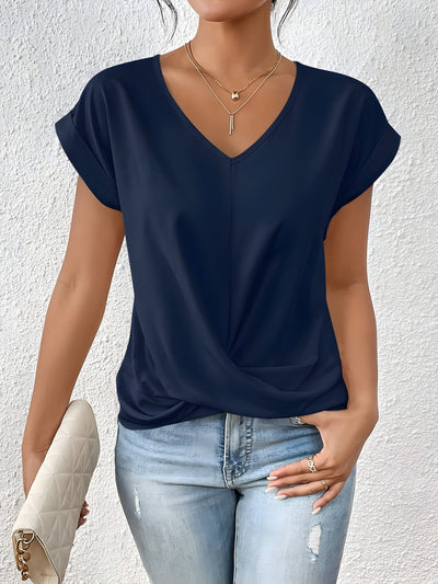 ANA | Elegante Casual-Bluse mit V-Ausschnitt