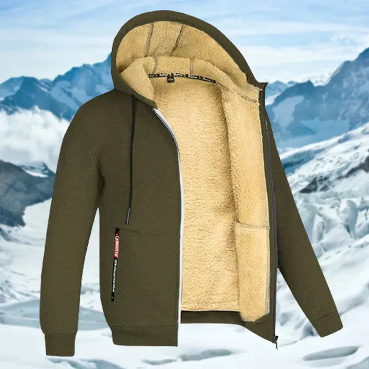 Gilben - Winterjacke für Herren mit Kapuze und Fleece-Futter