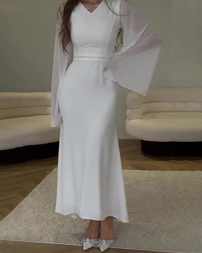 Clara | V-Ausschnitt Kleid